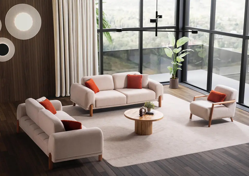 Soft Üçlü Kanepe | İnegöl Mobilya