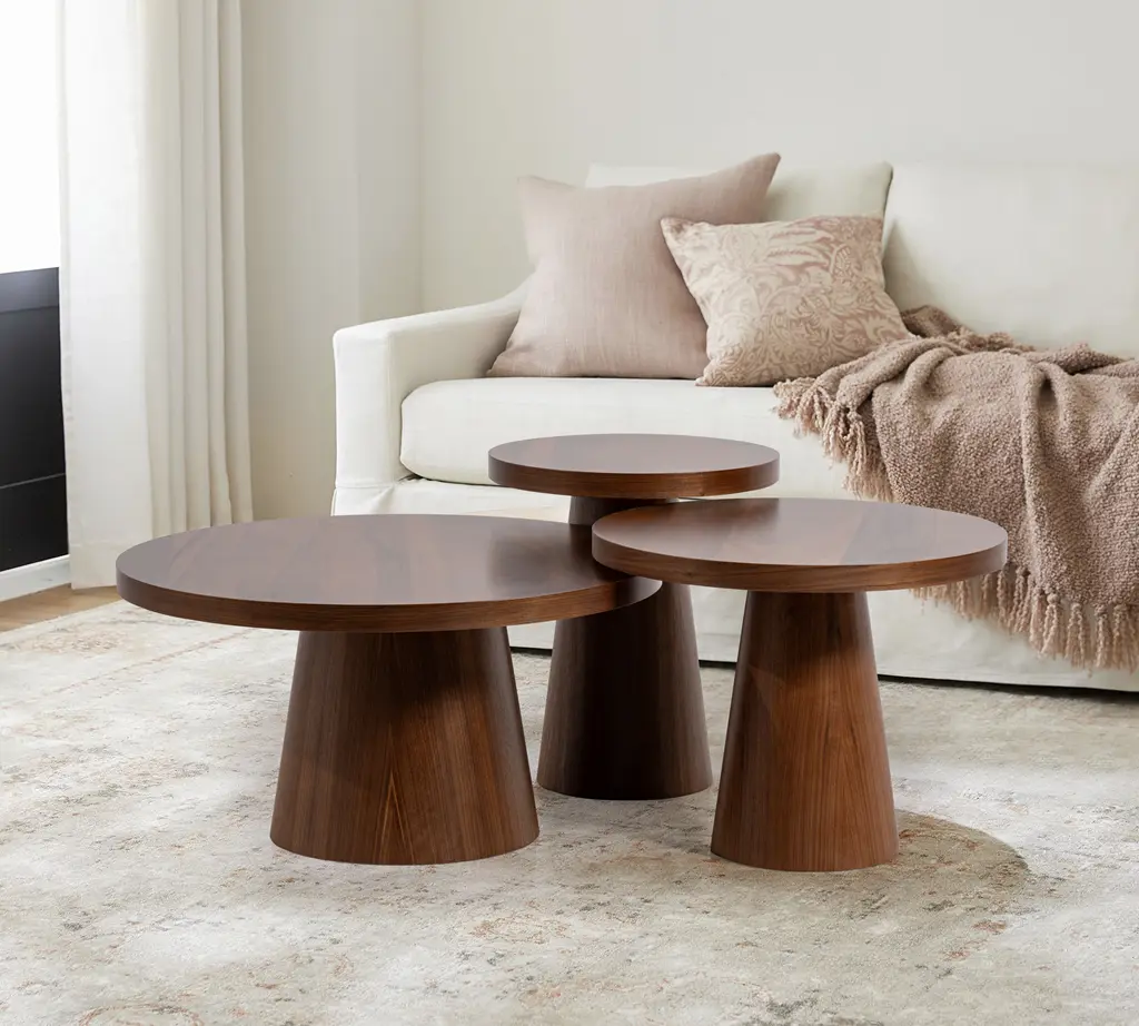 Konik Ceviz Orta Sehpa | İnegöl Mobilya 1