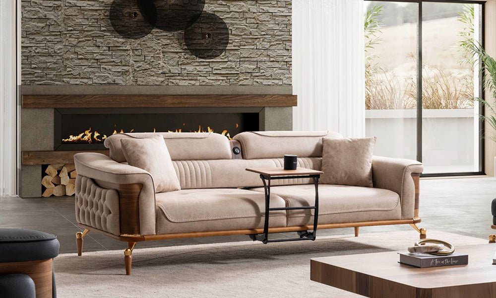 Dubai Üçlü Kanepe | İnegöl Mobilya 1