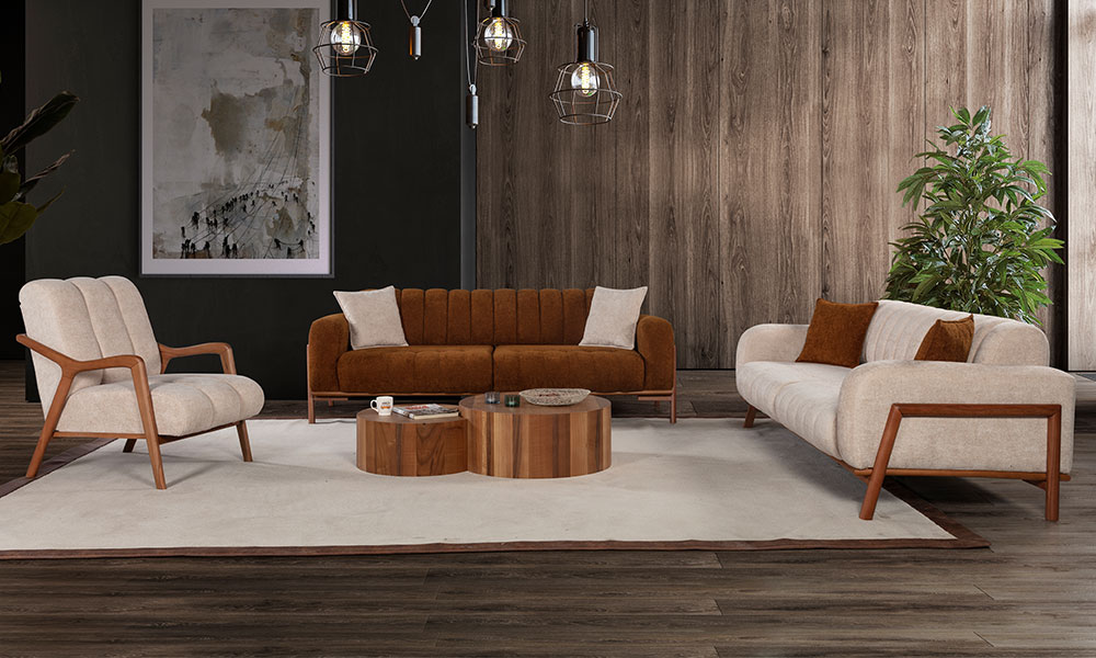 Akçay Üçlü Kanepe | İnegöl Mobilya